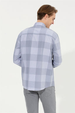 U. S. Polo Assn / Мужская серая рубашка в шотландскую клетку - U.s. polo assn фото 11