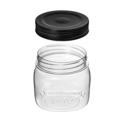 Банка квадратная с эмбоссингом LOVE KITCHEN, ORIGINAL 0,6л, арт. С03001, С03003/2