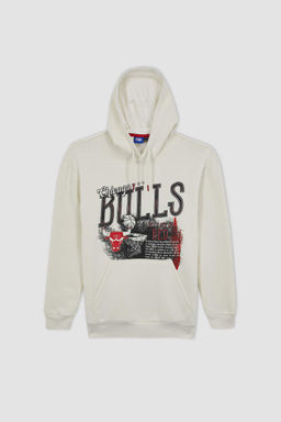 DeFactoFit Толстовка свободного покроя с капюшоном NBA Chicago Bulls  фото 7