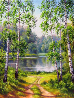 Вышивка крестиком 40х50см, Природа