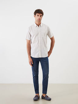 Regular Fit K?sa Kollu Arm?rl? Erkek G?mlek