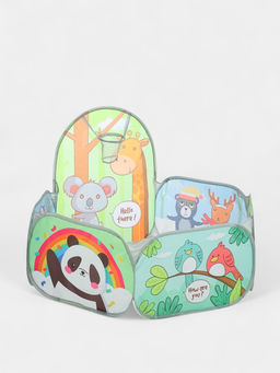Палатка детская игровая - сухой бассейн для шариков «Животный мир» без шариков, 120×75×60 см