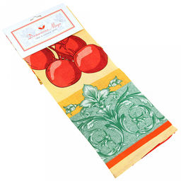 Полотенце кухонное рогожка 48х62см "Фестиваль вкусов-3", 171г/м2, хлопок 100%, "Домашняя мода" (Россия)