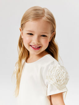 ACOOLA / Платье детское для девочек Roze белый  фото 6