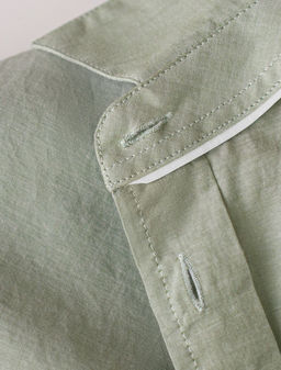 Блузка свободная с карманом из хлопка - Vilatte фото 4