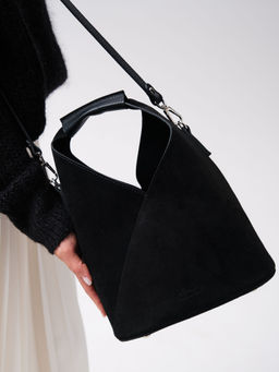 Замшевая сумка Rebecca DBR 31370 черный  фото 4