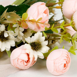 Цветок искусственный Букет РОЗ 30см арт. WH-37 /(649284) - Полимербыт фото 6