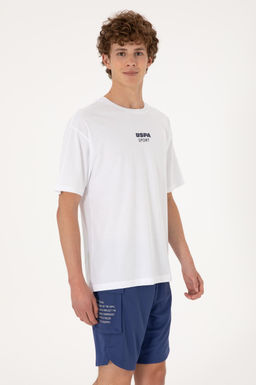 Erkek Comfort Fit Bisiklet Yaka Beyaz Ti__rt Sepette S_rpriz _ndirim - U.s. polo assn фото 3