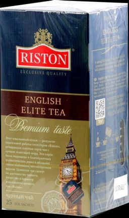 RISTON. English Elite Tea (Новый дизайн) карт.пачка, 25 пак.