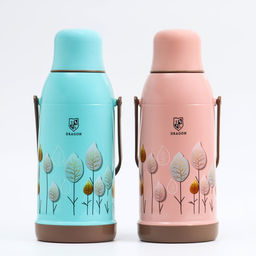 Термос 3.2 л, со стеклянной колбой, сохраняет тепло 36 ч, микс