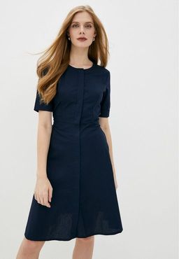 Приталенное платье-миди с расклешенным подолом - Incity фото 4