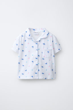 6-14 A?OS/ PIJAMA CAMISERO LILO & STITCH  DISNEY / Crudo - Zara фото 2