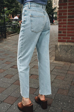 JEANS Z.02 STRAIGHT ANKLE HIGH-WAIST - Zara фото 21