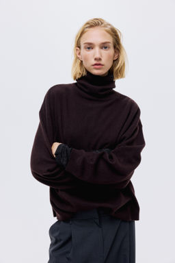Jersey de cuello alto en cachemira - H&m фото 4