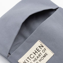 Набор кухонный Этель Kitchen, цвет синий, варежка-прихватка 18х29 см, прихватка 19х19 см  фото 6