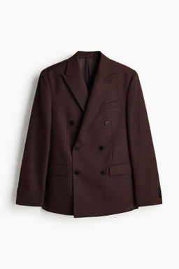 Regular Fit Wool-blend double-breasted jacket - H&m фото 3