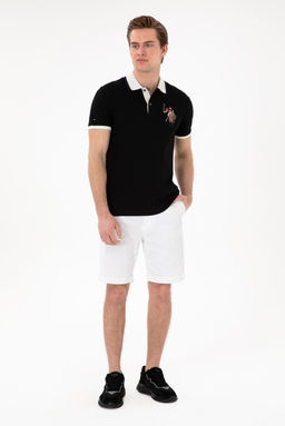 Erkek Slim Fit Polo Yaka Siyah Basic Ti__rt Sepette S_rpriz _ndirim - U.s. polo assn фото 4