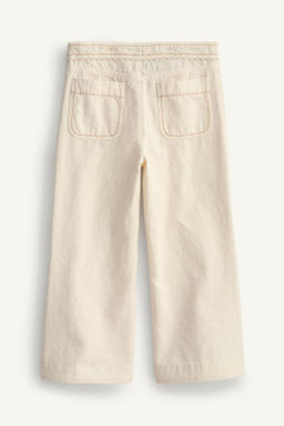 PANTAL?N FLARE PESPUNTES LIMITED EDITION / Crudo claro - Zara фото 7