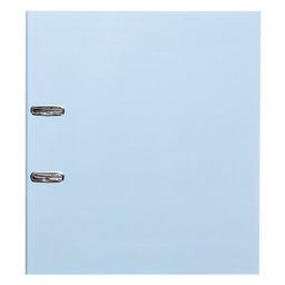 Пaпкa-регистратор А4 75мм Calligrata ламинированная, светло-васильковый  фото 4
