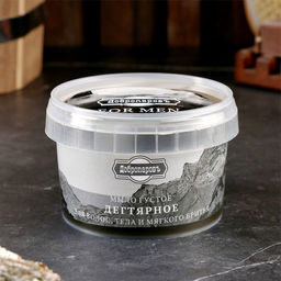 Мыло густое FOR MEN 3в1 Дегтярное, черное 280 мл Добропаровъ  фото 4