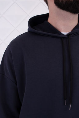 Арт. 6586 Толстовка мужская 46-54 (5 шт) Цвет:темно-синий - Идеал фото 3