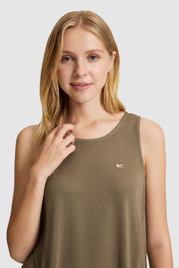Kad_n Haki Bisiklet Yaka Basic Ti__rt - U.s. polo assn фото 2
