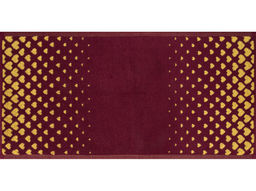 Полотенце махровое 6с104.413ж1 Градиент сердца(кр.дерево1) 81х40см