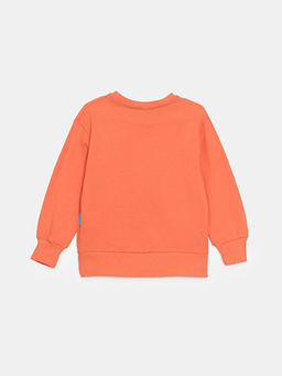 Bisiklet Yaka Bask?l? K?z ?ocuk Sweatshirt - Waikiki фото 2