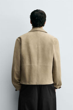 SUEDE LEATHER JACKET - Zara фото 3