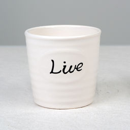 Кашпо 7,5 см / 1518 /уп 12/120/белое - ГалеонТрейд фото 10