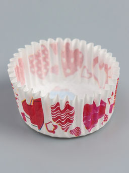 Цена за 300 шт. Форма для выпечки и упаковки конфет бумажная UPAK LAND «Любовь», 3.5×2 см, одноразовая, белая