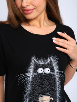 Пижама женская 1-247 (черный)