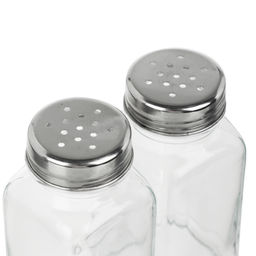 Набор Банок 2шт для соли и перца 4.2x9.3см 80мл,стекло, нерж.сталь арт. 828-339 - Полимербыт фото 3