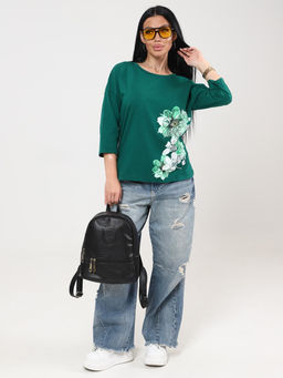 IV-CAPRIZ Мимулус - футболка зеленый