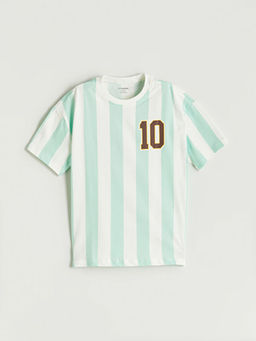 Bask?l? Erkek ?ocuk Ti??rt ve ?ort 2li