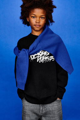 GRAFFITI KNIT SWEATER - Zara фото 6