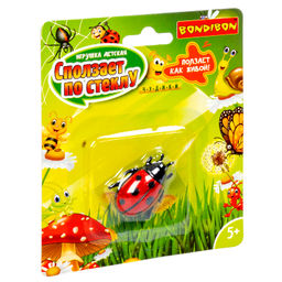 Чудики Bondibon Игрушка детская сползает по стеклу БОЖЬЯ КОРОВКА, BLISTER  фото 2