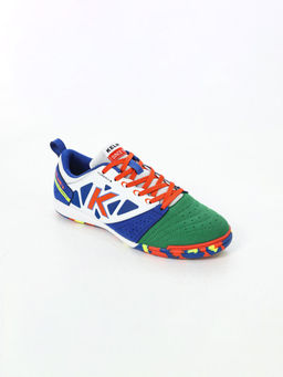Футзалки KELME Mens Soccer Shoes (IN) (White/Green)