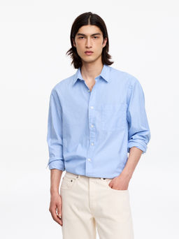 Camisa de popelina holgada - H&m фото 3