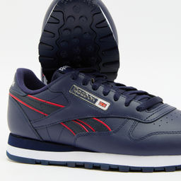 Кроссовки REEBOK CLASSIC LEATHER Артикул 4123670, темно-синий