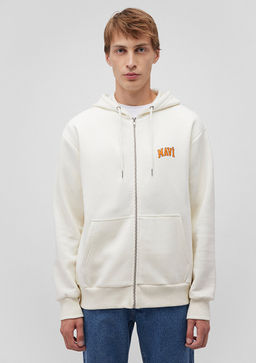 Mavi Logo Bask?l? Kap??onlu Bej Sweatshirt  фото 3