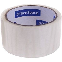 Цена за 2 шт. Клейкая лента 48мм*40м "OfficeSpace" прозрачная, 38мкм (КЛ_4217)