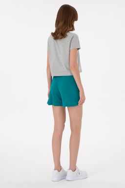 Женские темно-зеленые вязаные шорты Дополнительная скидка 11% в корзине - U.s. polo assn фото 4