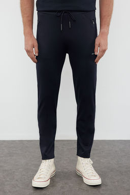 TRENDYOL MAN Siyah Slim/Dar Kesim Fermuar Cepli Spor Esofman Alt? TMNAW25EA00015 - Trendyolmilla фото 3
