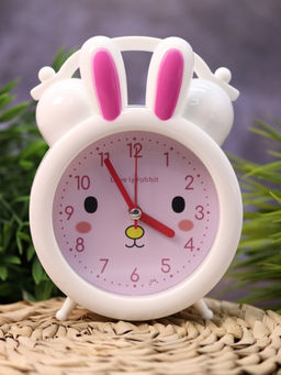 Часы-будильник Honey bunny, pink (15,5х13 см)