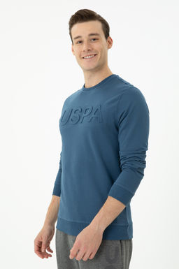 U. S. Polo Assn / Мужской базовый свитшот цвета индиго - U.s. polo assn фото 17
