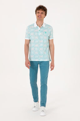 Erkek Regular Fit Polo Yaka Mint Ti__rt Sepette S_rpriz _ndirim - U.s. polo assn фото 4