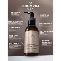 Manita Professional Парфюмированный крем для рук и тела / Jasmine, Amber, Cedar, 150 мл