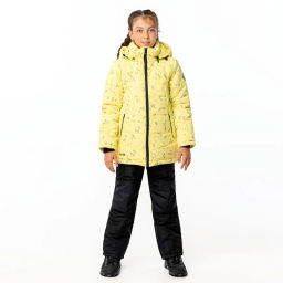 RODOS Куртка для девочки мембрана зима М-283 (Куртка) Жёлтый