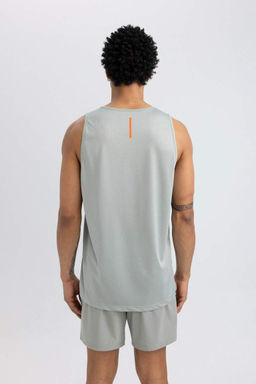 DeFactoFit Стандартная посадка с круглым вырезом, майка из плотной ткани  фото 6